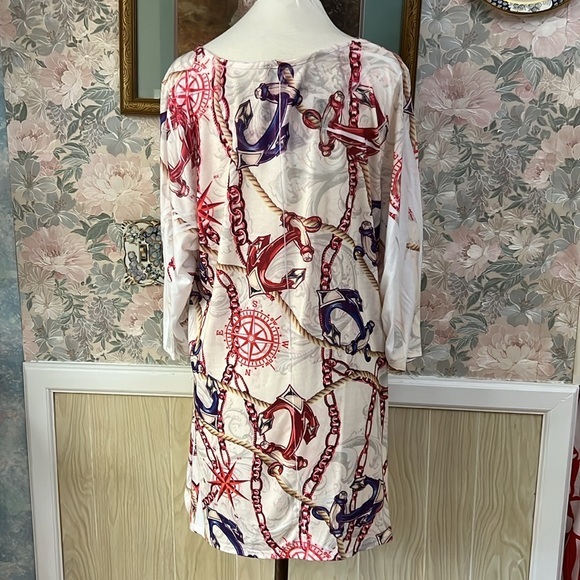 Cal Style USA Women's Beach/Boat/Anchor Themed Plus Size: 3XL Shirt - Picture 6 of 8